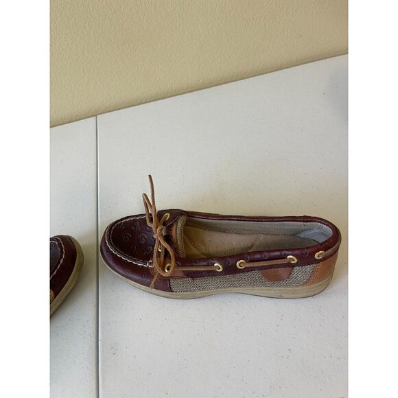 Sperry Top Sider Anglefish Cordovan Anchor Brown Boat Shoes 9102898 Size 8M - Picture 12 of 16